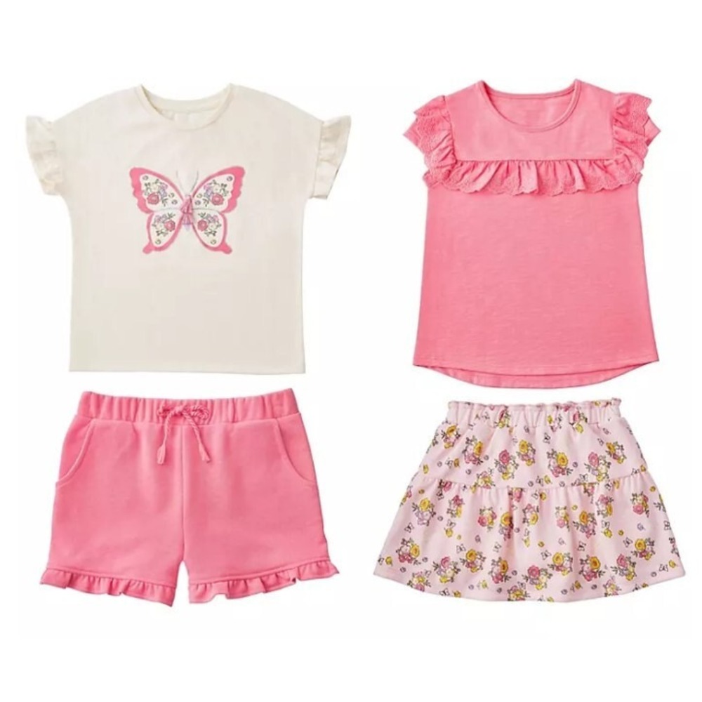 NWT‎ Member's Mark 4 Piece Girls Playwear Set 12 Months